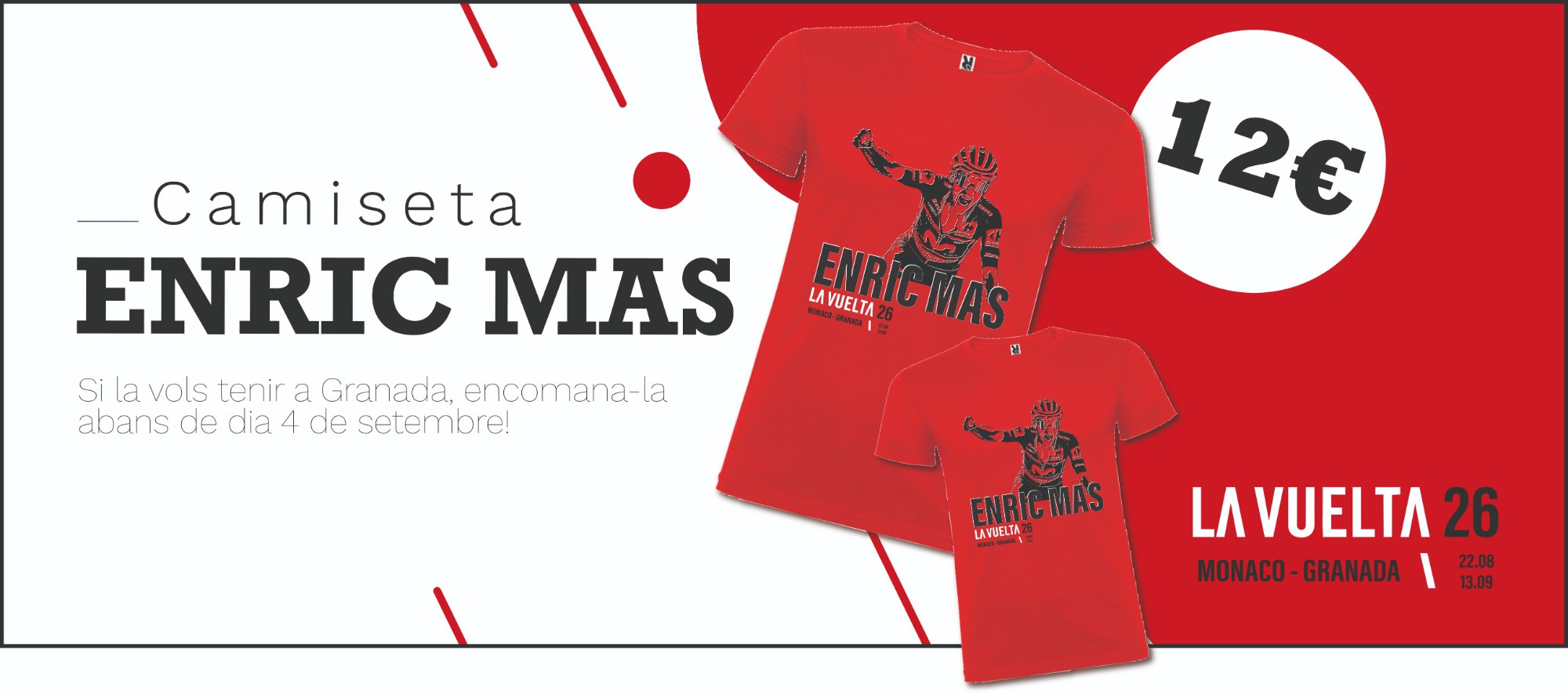 Camiseta Enric Mas — La Vuelta 26 — 12 €